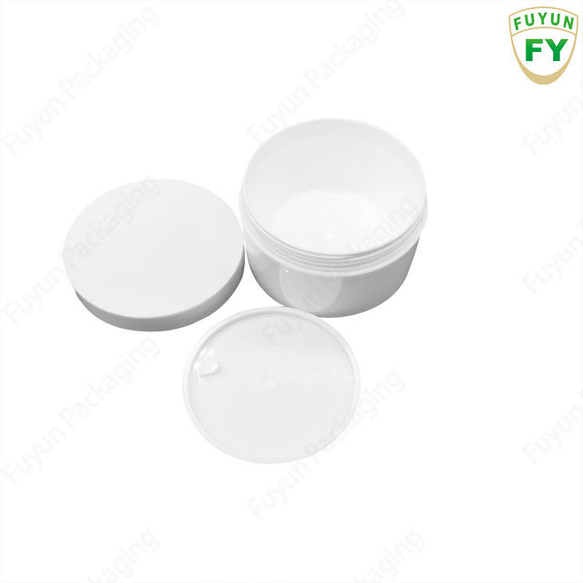 Witte Plastic Lichaamscrèmekruik 100g voor het Bevatten van de Room van het Steekproefmeetapparaat