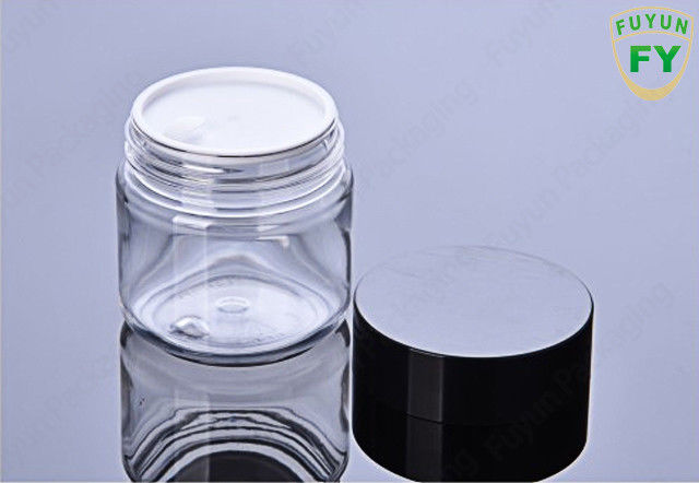 100ml OEM Logo Plastic Packaging Jars, duidelijke Reis Kosmetische Kruik
