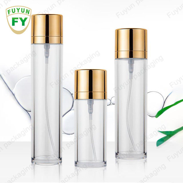 Gouden van de het HUISDIERENnevel van GLB Lege de Fles 50ml Cilindrische Kosmetische Verpakking