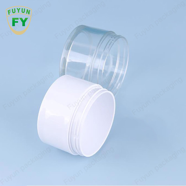 Maakt de Fuyun80ml 100ml 120ml witte duidelijke kleur plastic de roomkruik van het onderste muurhuisdier met gekleurd GLB dik