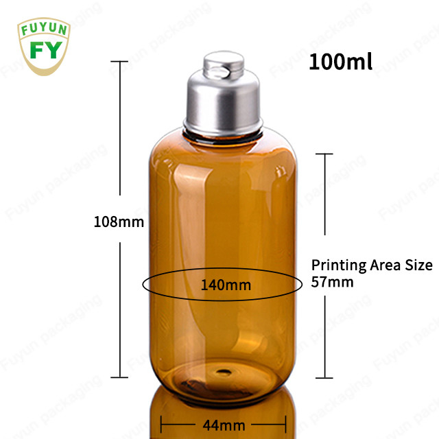Vrije Rekupereerbare 300ml Toner van BPA Plastic Fles met Zilveren GLB