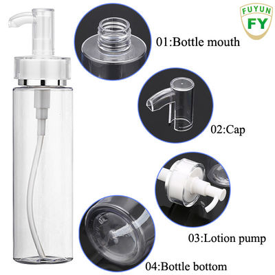 De lege Flessen van de de Pompautomaat van 200ml Plastic ontruimen Flessenkleur