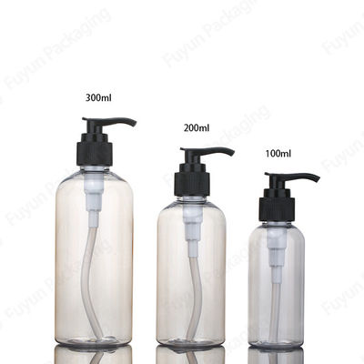 3,4 oz-de Automaatfles van de Shampoopomp, de Duidelijke amberflessen van de douchepomp