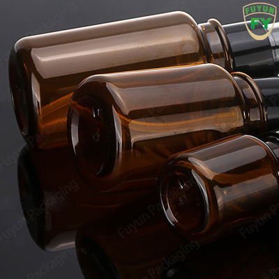 120ml de Fles van de nevelpomp, amber Plastic Huisdierenfles met Lotionpomp
