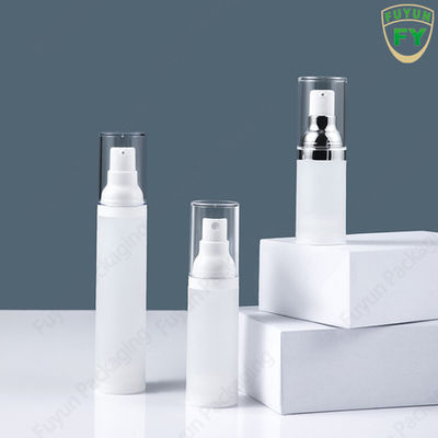 In het groot van de de reis mini vacuüm duidelijke ronde lotion van 50ml lege de room plastic fles zonder lucht voor huidzorg