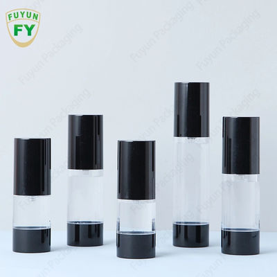 van de de douaneluxe van 15ml 30ml 50ml van de de room duidelijke witte zwarte berijpte kosmetische plastic nevel lege de lotionpum zonder lucht