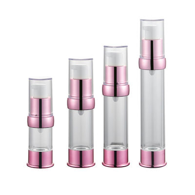 In het groot van de de reis mini vacuüm duidelijke ronde lotion van 15ml 30ml 40g 50ml lege de room plastic fles zonder lucht voor huidzorg