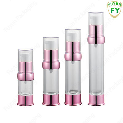 In het groot van de de reis mini vacuüm duidelijke ronde lotion van 15ml 30ml 40g 50ml lege de room plastic fles zonder lucht voor huidzorg