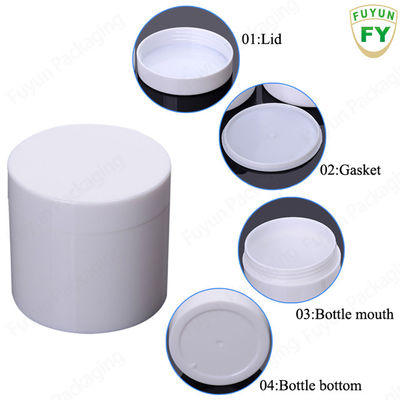 De elegante Kosmetische Containers van 100ml met wit deksel Perfect voor reis