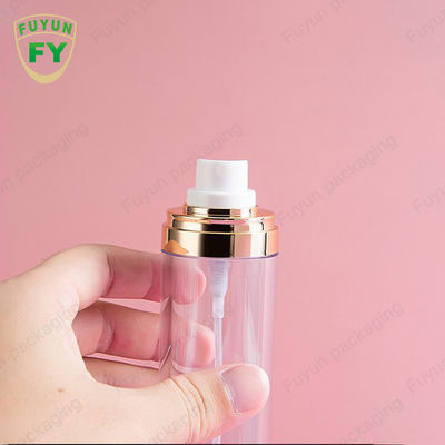 Gouden van de het HUISDIERENnevel van GLB Lege de Fles 50ml Cilindrische Kosmetische Verpakking