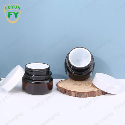 Fuyun40ml 60ml Amber Skincare Plastic Pump Bottles Ononderbroken Nevel