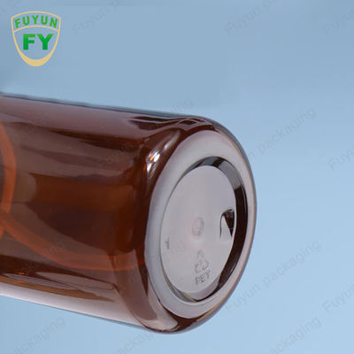 Fuyun40ml 60ml Amber Skincare Plastic Pump Bottles Ononderbroken Nevel