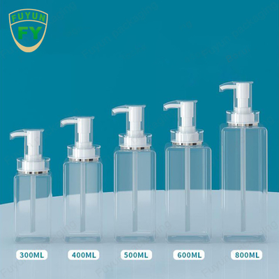 Duidelijke Witte Vierkante de Automaatfles 300ml 400ml 600ml 800ml van de Shampoopomp