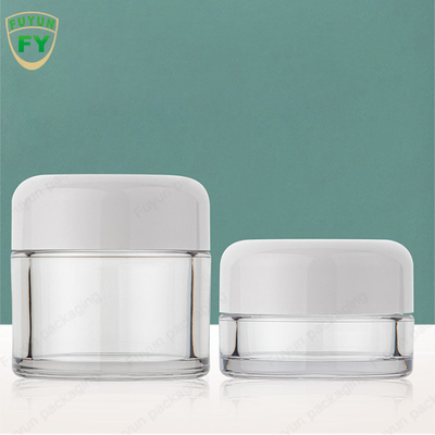 Plastic Glanzende de Roomkruik van Skincare van het Handoog Gezichts met Wit GLB 30ml 50ml
