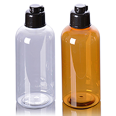 156mm Toner van de Hoogte Glanzende Samendrukking Plastic Fles met Zwart GLB