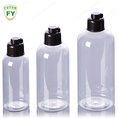 156mm Toner van de Hoogte Glanzende Samendrukking Plastic Fles met Zwart GLB