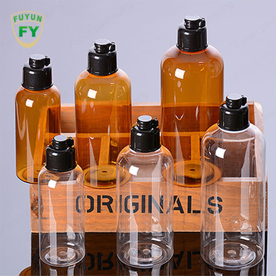 156mm Toner van de Hoogte Glanzende Samendrukking Plastic Fles met Zwart GLB