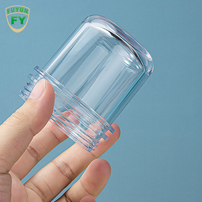 1.69oz 3.38oz die de Duidelijke Plastic Rechte Kanten van Verpakkingskruiken dik maken
