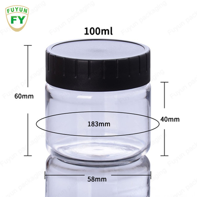 de Plastic Verpakkende Kruiken van 60ml 100ml Skincare met Wit GLB