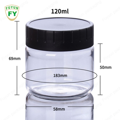 de Plastic Verpakkende Kruiken van 60ml 100ml Skincare met Wit GLB