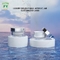 Fuyun15ml 30ml 50ml plastic acryl kosmetische kruik met zilveren GLB